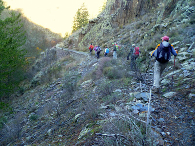 Una ruta senderista del Club Alcarreño de Montaña