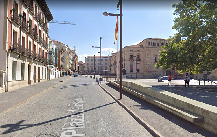 Plaza de España de Guadalajara (Foto: Google Maps)