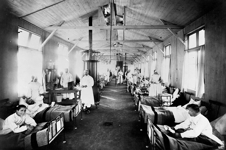 Los hospitales de coléricos no comenzaron a conocerse hasta el final del siglo XIX