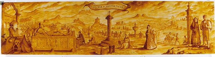 Alegoría de Nuestra Tiierra, pintado para la Casa de Guadalajara, hoy en la Diputación Provincial