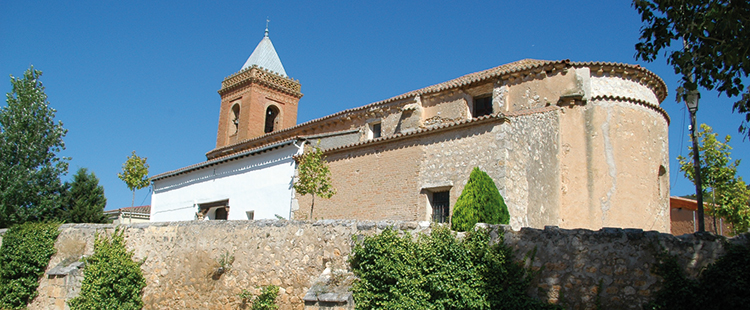 Iglesia de Muduex, de origen arquitectónico románico.