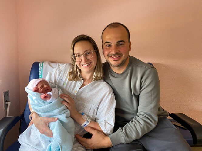 Laia, primera bebé de Castilla-La Mancha 2024