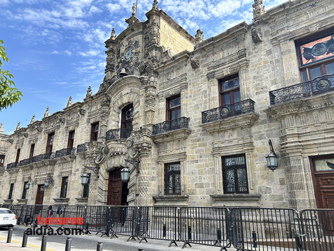 El edificio del Gobierno del Estado de Jalisco
