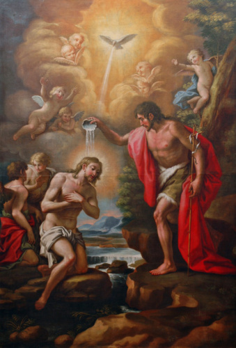 El Bautismo de Cristo, de Gil Ranz, datado en 1808