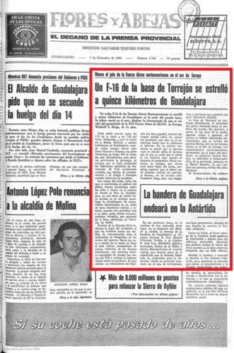 Flores y Abejas, página 1, del 7 de diciembre de 1988 Flores y Abejas, página 1, del 7 de diciembre de 1988