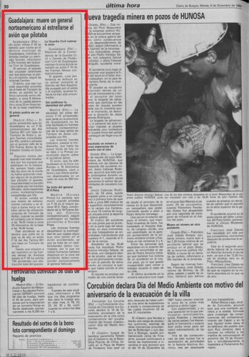 Diario de Burgos, página 30, del 6 de diciembre de 1988 Diario de Burgos, página 30, del 6 de diciembre de 1988