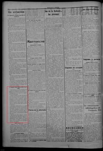 Diario de la Marina, página 2, del 22 de febrero de 1929 Diario de la Marina, página 2, del 22 de febrero de 1929