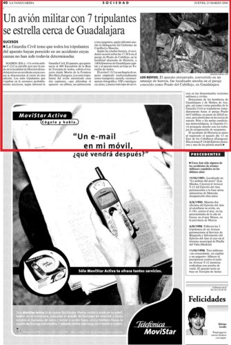 La Vanguardia, 23 de marzo de 2000, página 40 La Vanguardia, 23 de marzo de 2000, página 40