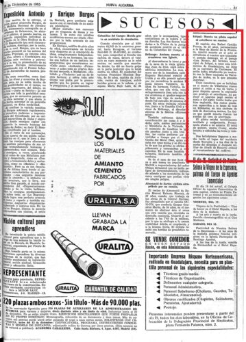 Nueva Alcarria, página 11, del 11 de diciembre de 1965 Nueva Alcarria, página 11, del 11 de diciembre de 1965
